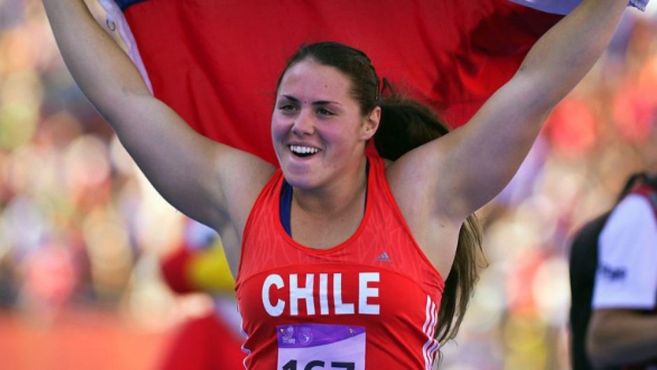 Natalia Duco, lanzadora de la bala.