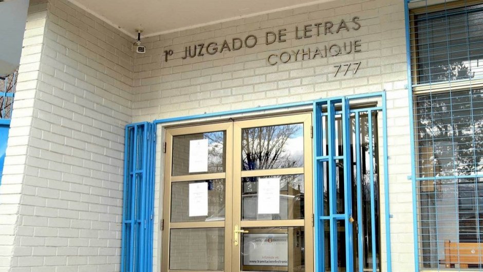 Primer Juzgado de Letras de Coyhaique. (Foto: Poder Judicial).
